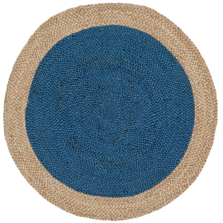 Safavieh Natural Fiber Nf801D Royal Blue/Natural Rug.