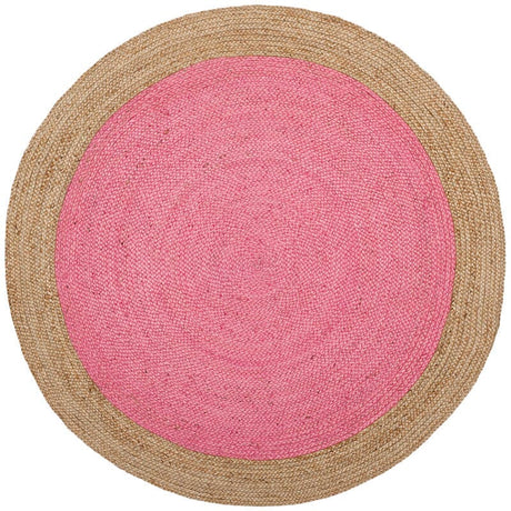 Safavieh Natural Fiber Nf801P Pink/Natural Rug.