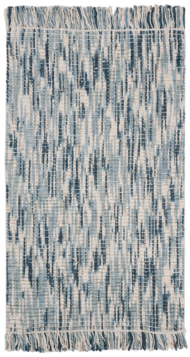 Safavieh Natural Fiber Nf869M Blue / Ivory Area Rug