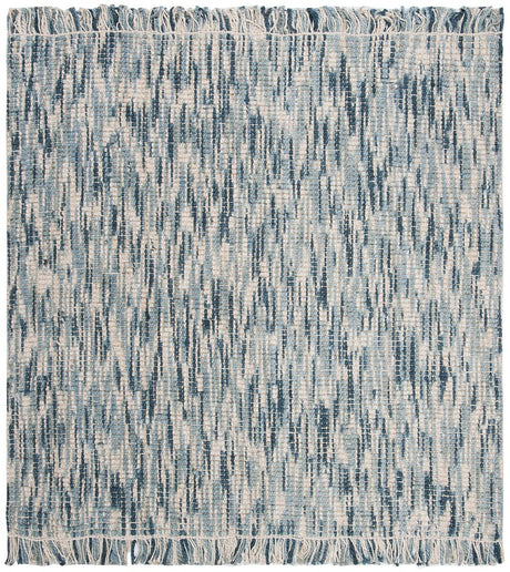 Safavieh Natural Fiber Nf869M Blue / Ivory Rugs.