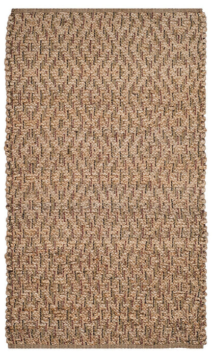 Safavieh Natural Fiber Nf873A Natural / Red Geometric Area Rug