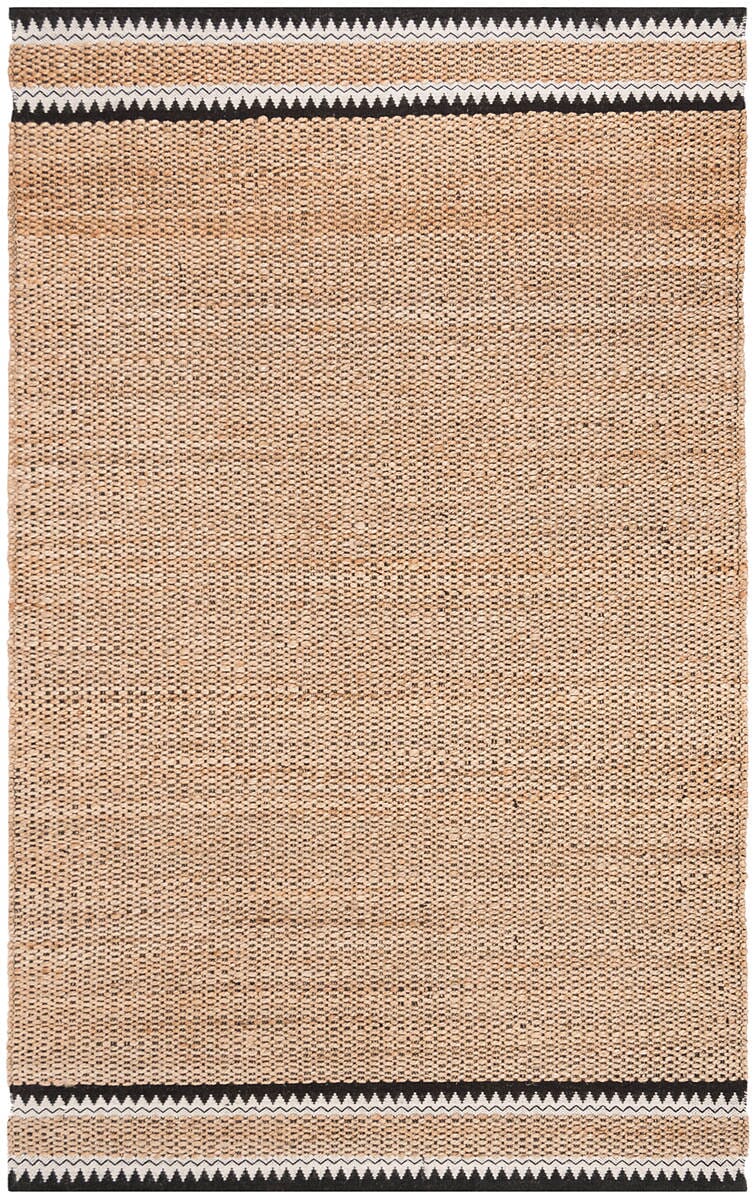 Safavieh Natural Fiber Nf874B Natural / Black Area Rug