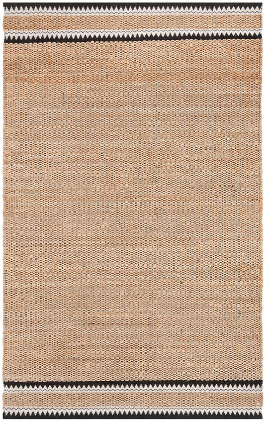 Safavieh Natural Fiber Nf874B Natural / Black Area Rug