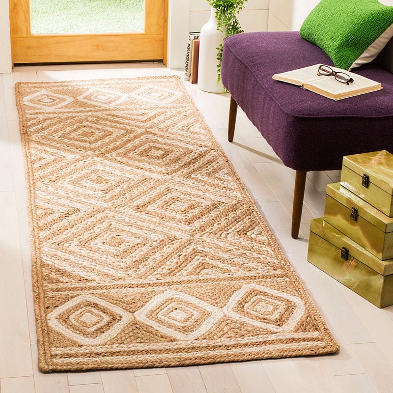 Safavieh Natural Fiber Nf880B Natural / Ivory Area Rug