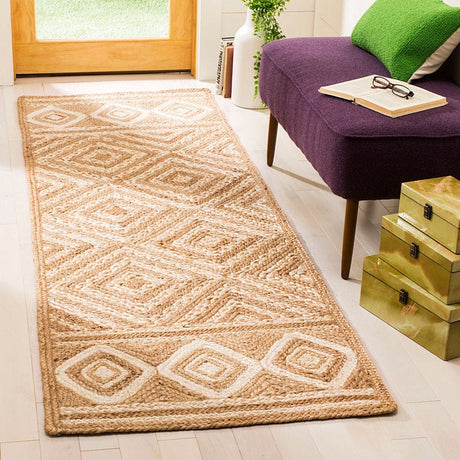 Safavieh Natural Fiber Nf880B Natural / Ivory Rugs.