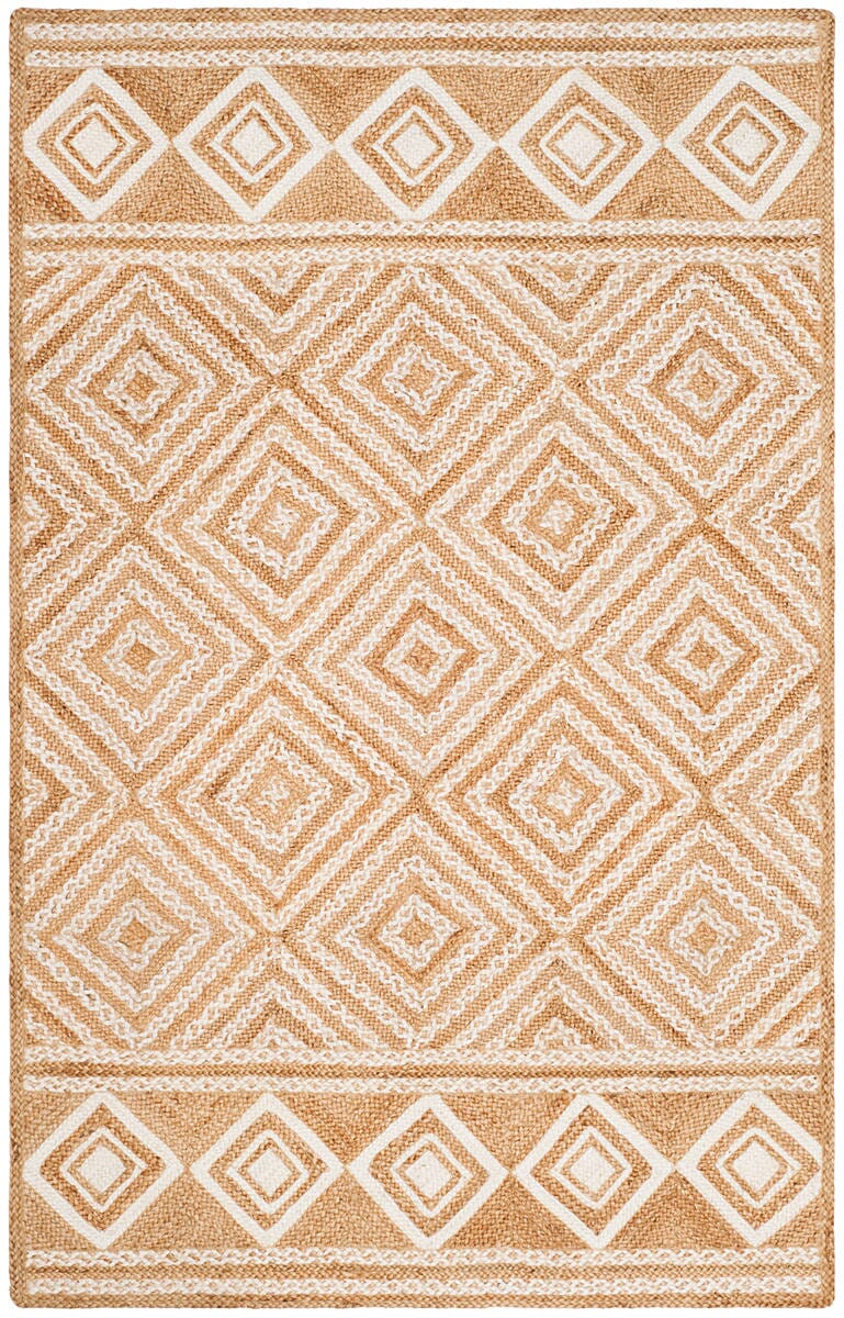 Safavieh Natural Fiber Nf880B Natural / Ivory Area Rug