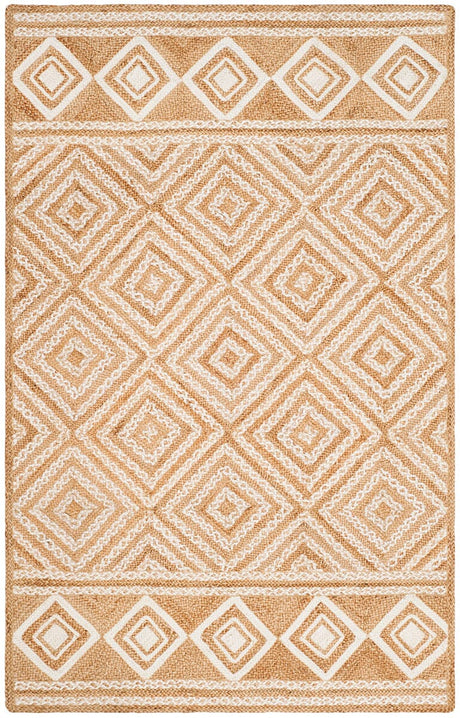 Safavieh Natural Fiber Nf880B Natural / Ivory Rugs.