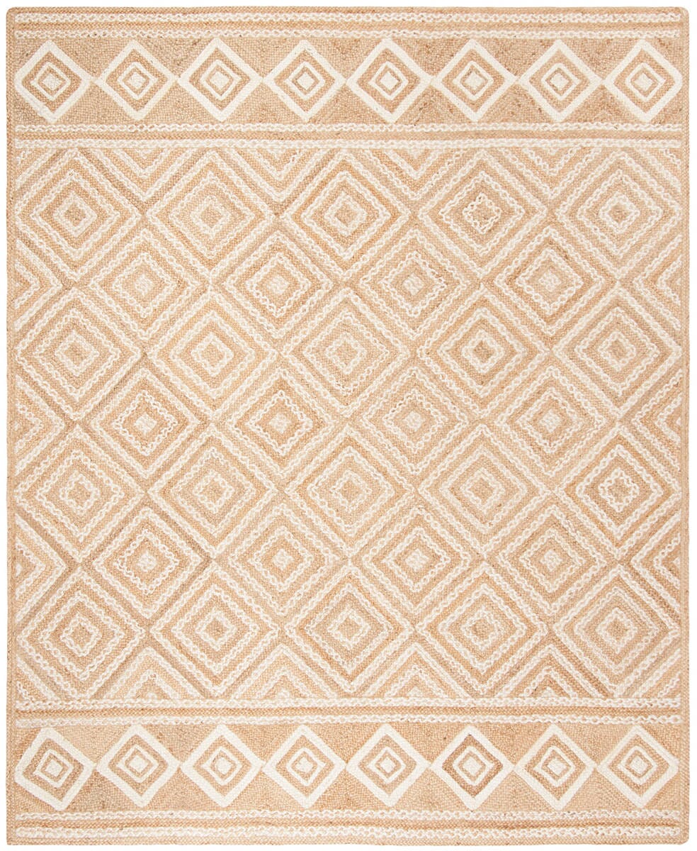 Safavieh Natural Fiber Nf880B Natural / Ivory Area Rug