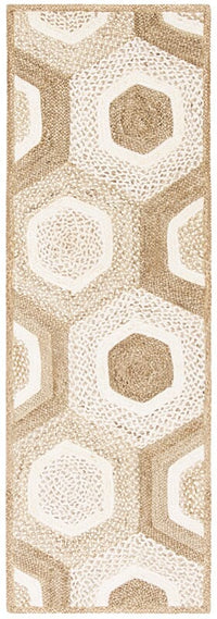 Safavieh Natural Fiber Nf881F Grey / Ivory Geometric Area Rug