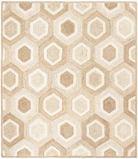 Safavieh Natural Fiber Nf881F Grey / Ivory Geometric Area Rug