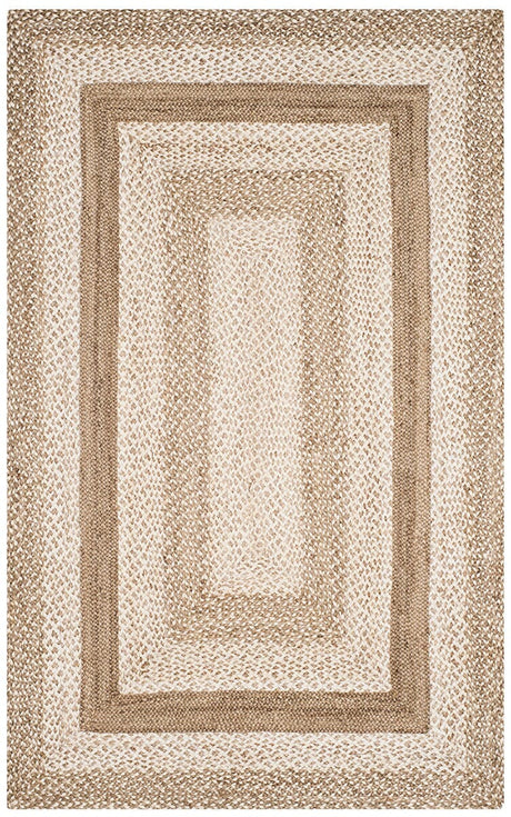 Safavieh Natural Fiber Nf884F Grey / Ivory Rugs.