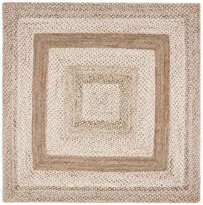 Safavieh Natural Fiber Nf884F Grey / Ivory Bordered Area Rug