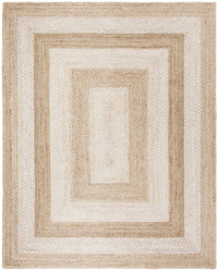 Safavieh Natural Fiber Nf884F Grey / Ivory Bordered Area Rug