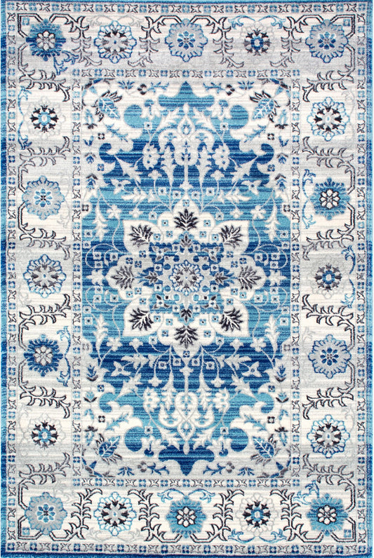 Nuloom Tameika Nta3120A Aqua Area Rug