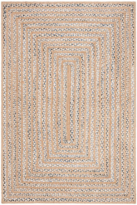 Safavieh Natural Fiber Nf921M Blue / Natural Rugs.