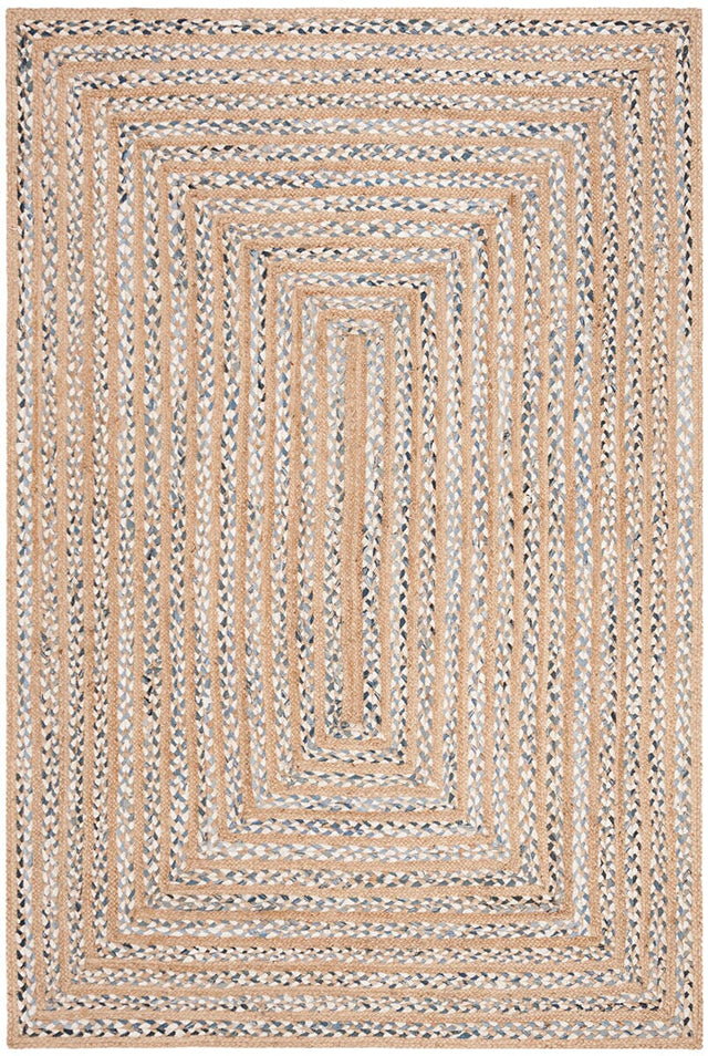 Safavieh Natural Fiber Nf921M Blue / Natural Area Rug