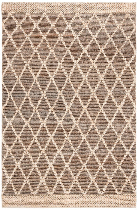 Safavieh Natural Fiber Nf951F Natural / Grey Rugs.