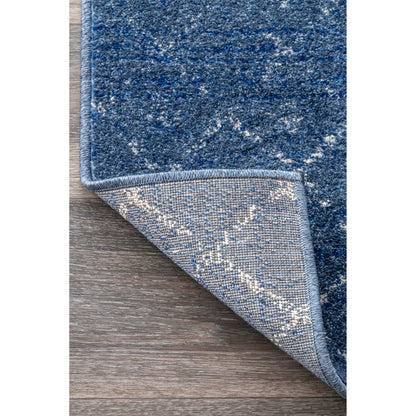 Nuloom Moroccan Blythe Nmo3123D Dark Blue Area Rug