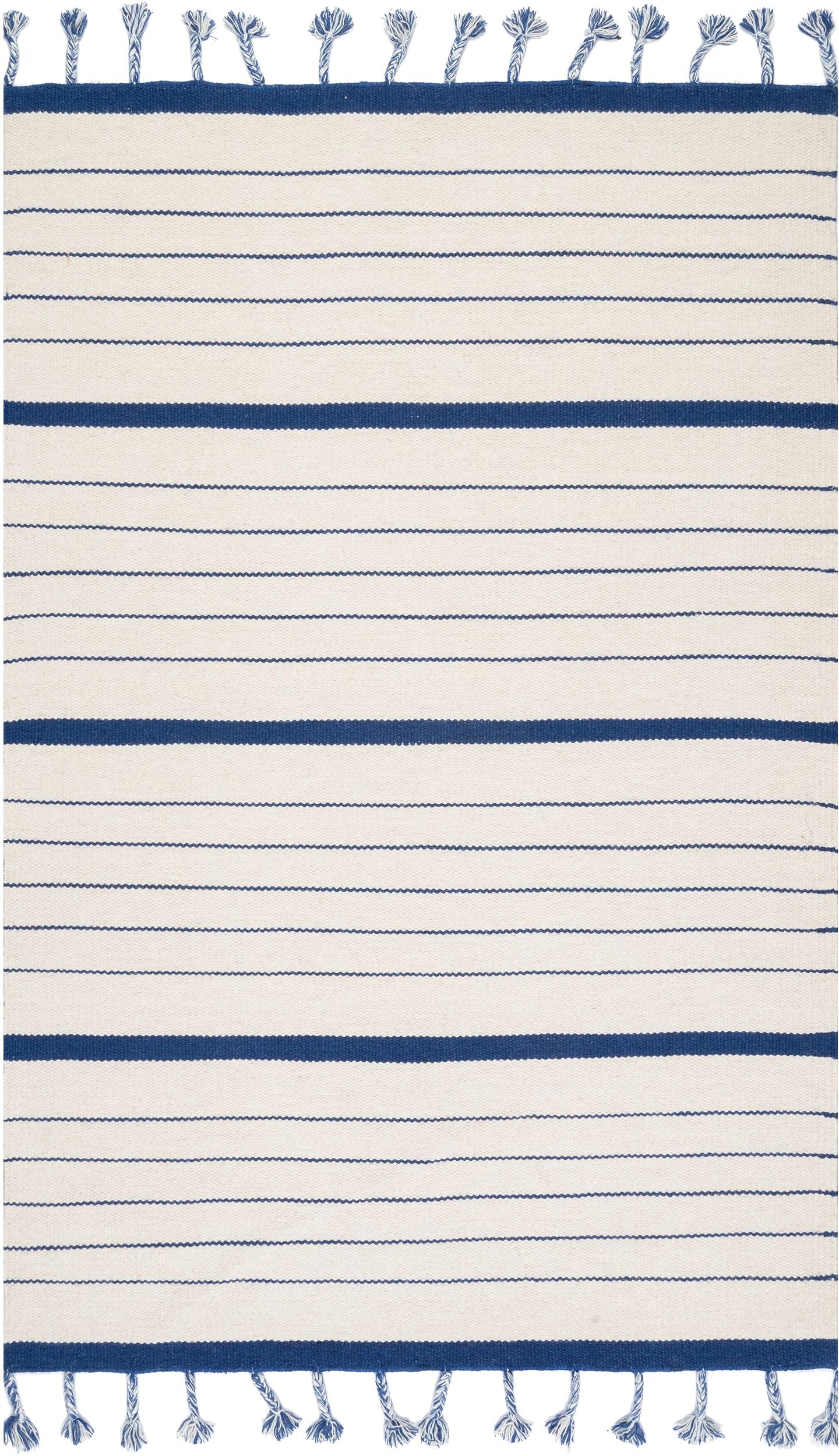 Nuloom Striped Alea Nst2093A Blue Area Rug