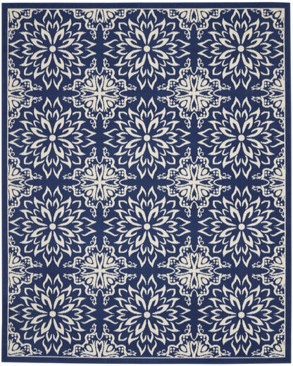 Nourison Jubilant Jub06 Navy/Ivory Area Rug