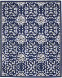 Nourison Jubilant Jub06 Navy/Ivory Area Rug