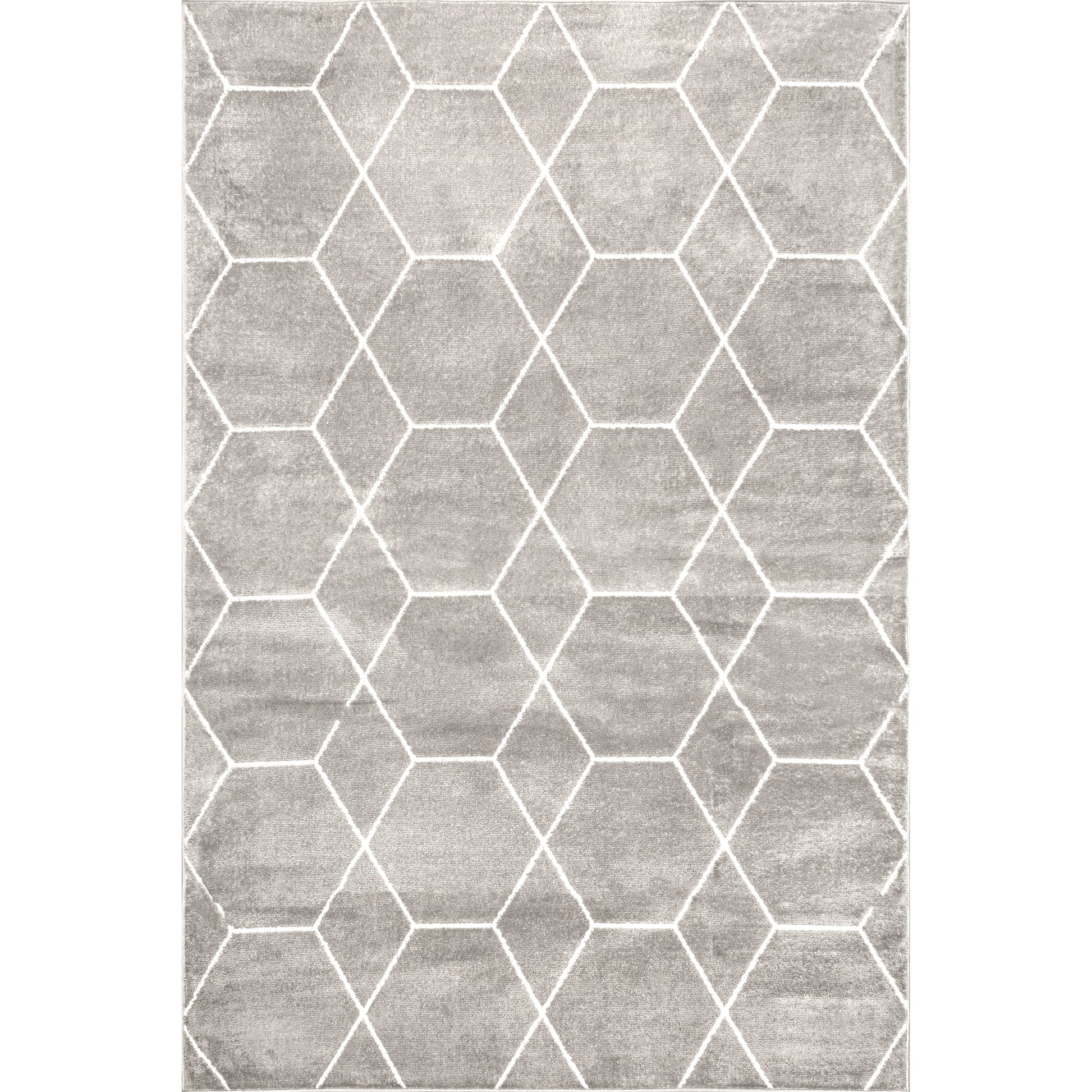 Nuloom Veronica Honeycomb Nve2454C Gray Area Rug