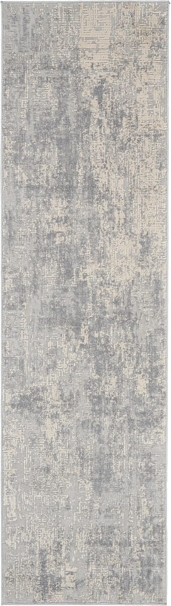Nourison Rustic Textures Rus01 Ivory / Silver Organic / Abstract Area Rug