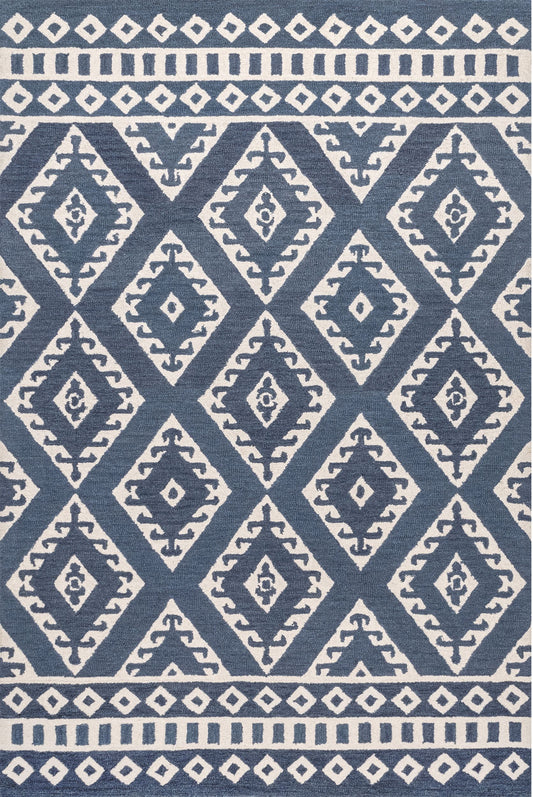 Nuloom Meadow Tribal Nme2703A Blue Area Rug