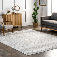 AreaRugs.com Wavaj Nwa1282A Gray Area Rug