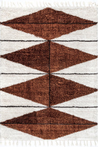 Nuloom Kali Diamond Nka2960A Rust Area Rug