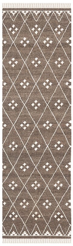 Safavieh Natural Kilim Nkm316A Brown / Ivory Rugs.