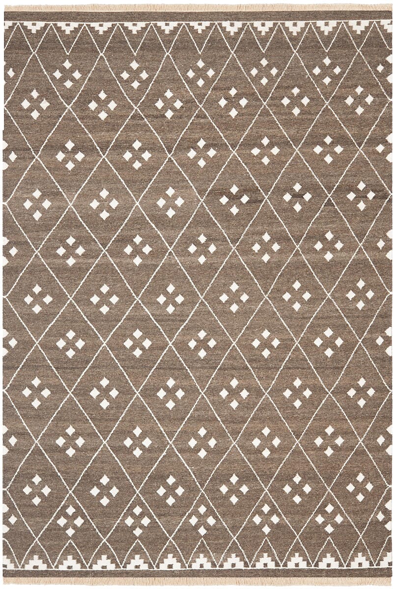 Safavieh Natural Kilim Nkm316A Brown / Ivory Rugs.