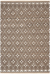 Safavieh Natural Kilim Nkm316A Brown / Ivory Rugs.