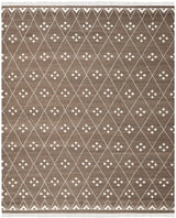 Safavieh Natural Kilim Nkm316A Brown / Ivory Rugs.