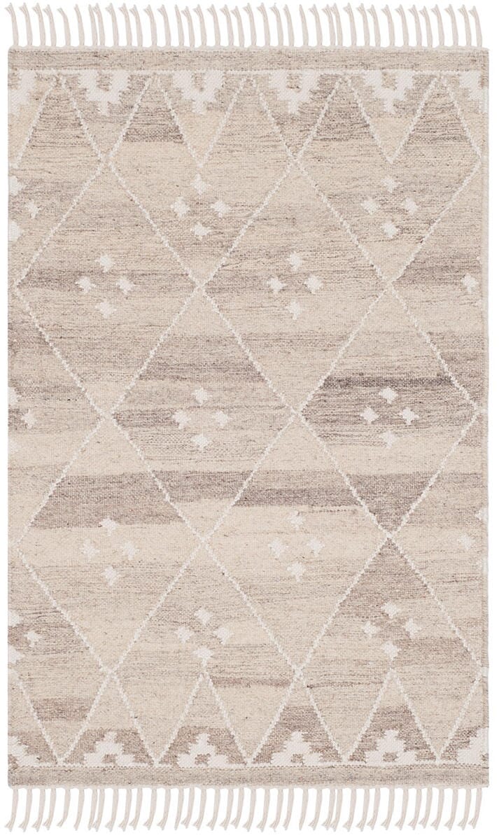 Safavieh Natural Kilim Nkm316B Natural / Ivory Southwestern Area Rug