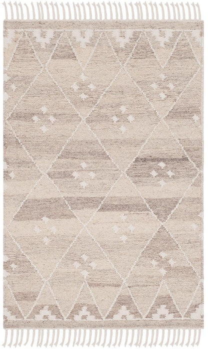 Safavieh Natural Kilim Nkm316B Natural / Ivory Southwestern Area Rug