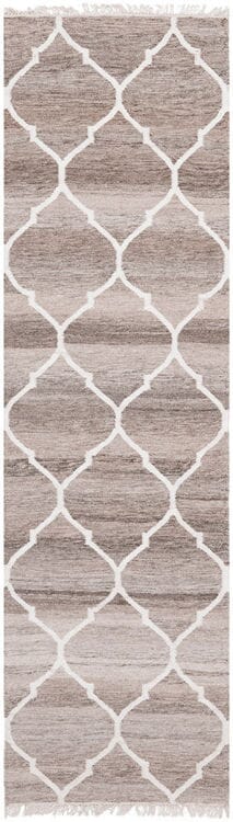 Safavieh Natural Kilim Nkm317A Light Grey / Ivory Rugs.