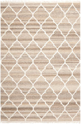 Safavieh Natural Kilim Nkm317A Light Grey / Ivory Rugs.
