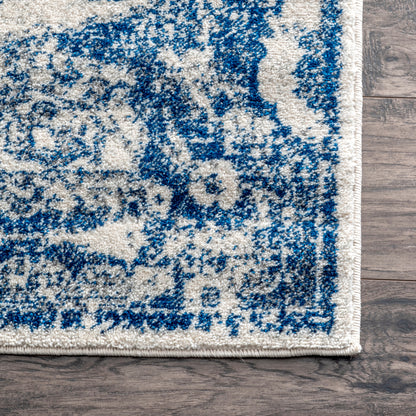 Nuloom Vintage Maranda Nvi3149B Blue Area Rug