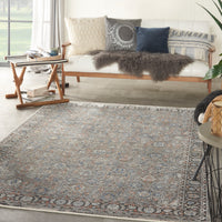 Nourison Starry Nights Stn10 Grey/Navy Area Rug