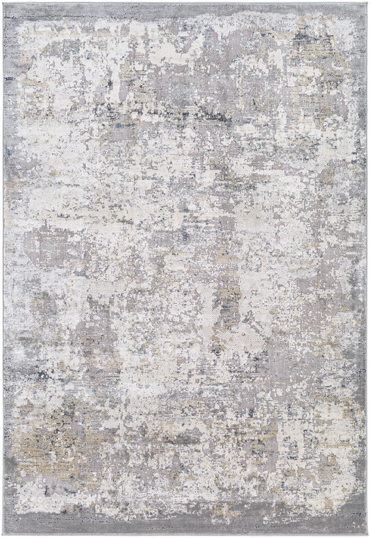 Surya Norland Nld-2301 Light Gray, Charcoal, Cream, Khaki Area Rug