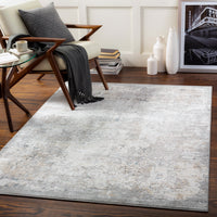 Surya Norland Nld-2301 Light Gray, Charcoal, Cream, Khaki Area Rug