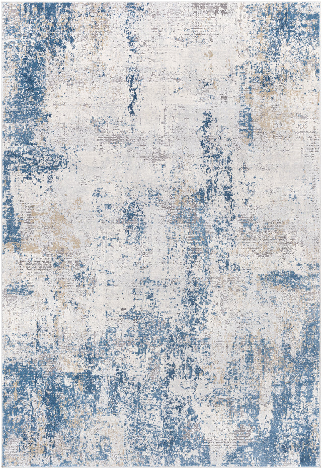 Surya Norland Nld-2302 Light Gray, Charcoal, Navy, Butter Rugs.