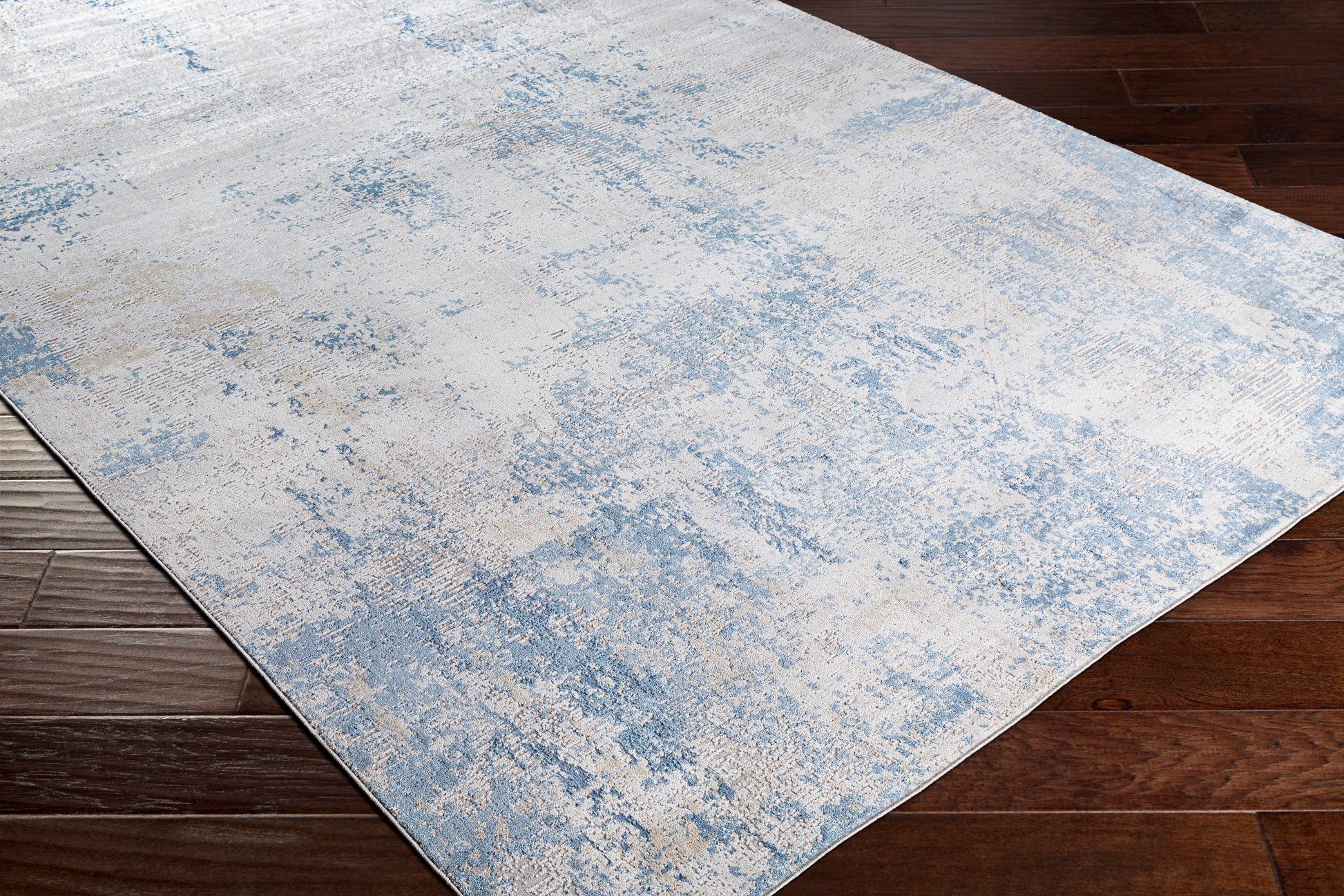 Surya Norland Nld-2302 Light Gray, Charcoal, Navy, Butter Area Rug