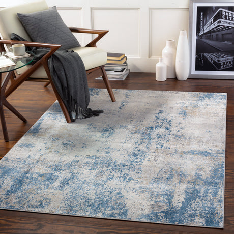 Surya Norland Nld-2302 Light Gray, Charcoal, Navy, Butter Rugs.