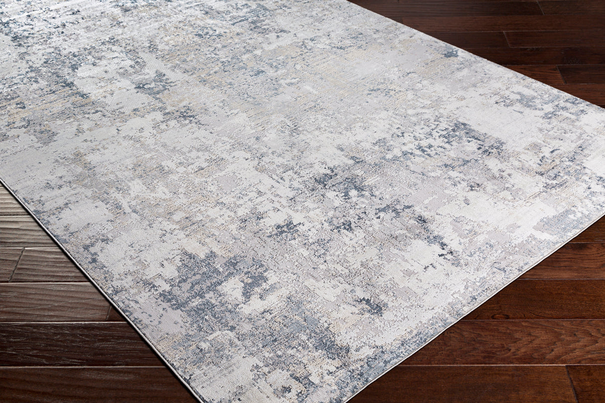 Surya Norland Nld-2304 Light Gray, Charcoal, Navy, Butter Rugs.