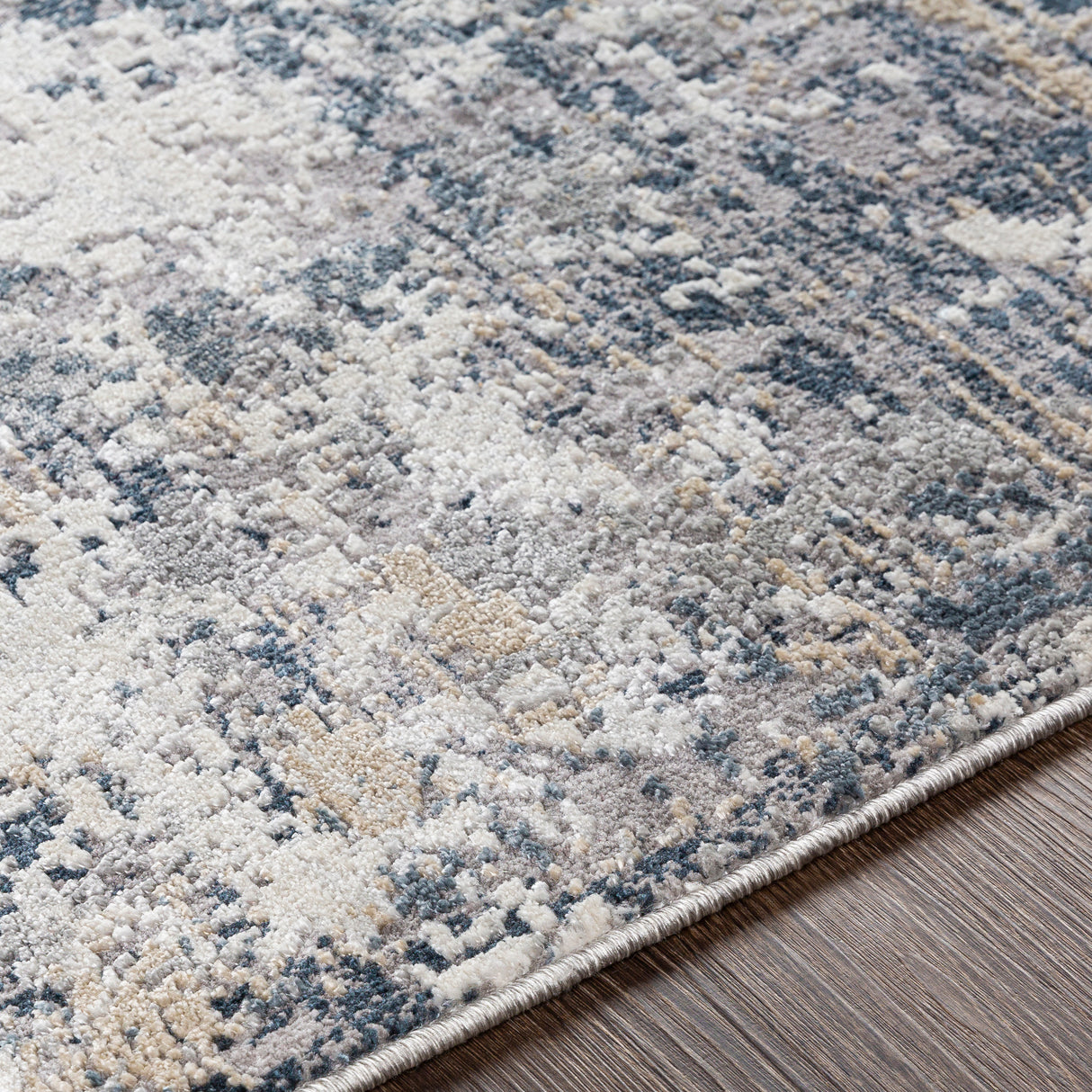 Surya Norland Nld-2304 Light Gray, Charcoal, Navy, Butter Rugs.