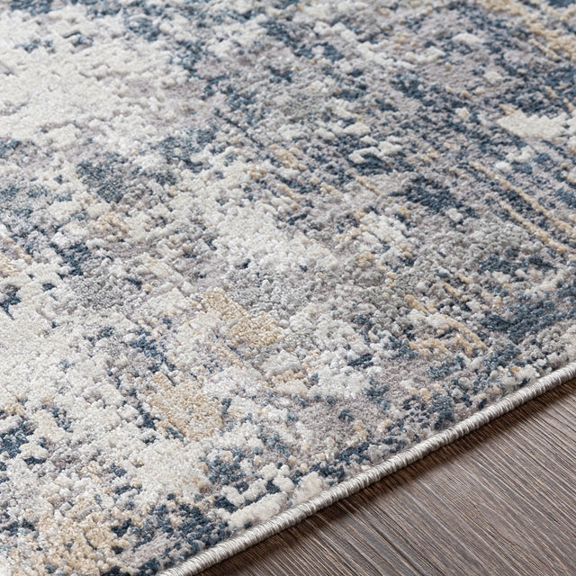 Surya Norland Nld-2304 Light Gray, Charcoal, Navy, Butter Rugs.