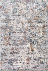 Surya Norland Nld-2305 Light Gray, Charcoal, Cream, Burnt Orange Rugs.
