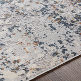 Surya Norland Nld-2305 Light Gray, Charcoal, Cream, Burnt Orange Rugs.